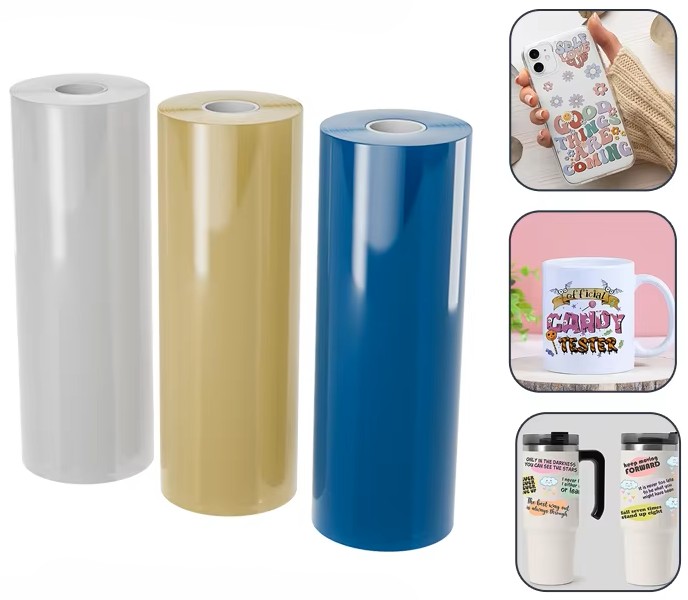 UV DTF Take in Film A, UV DTF Take Out Film B, UV DTF Lamination Film B