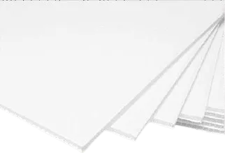 RELITACK Mounting Board Plastic White Corrugated Sheet